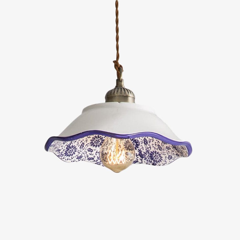 Suspension Riya - Éclairage LED moderne en céramique blanche | Marco Lucetti B