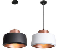 Suspension ronde en aluminium Shade - Disponible en Noir ou Blanc | Marco Lucetti