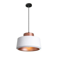 Suspension ronde en aluminium Shade - Disponible en Noir ou Blanc | Marco Lucetti Blanc