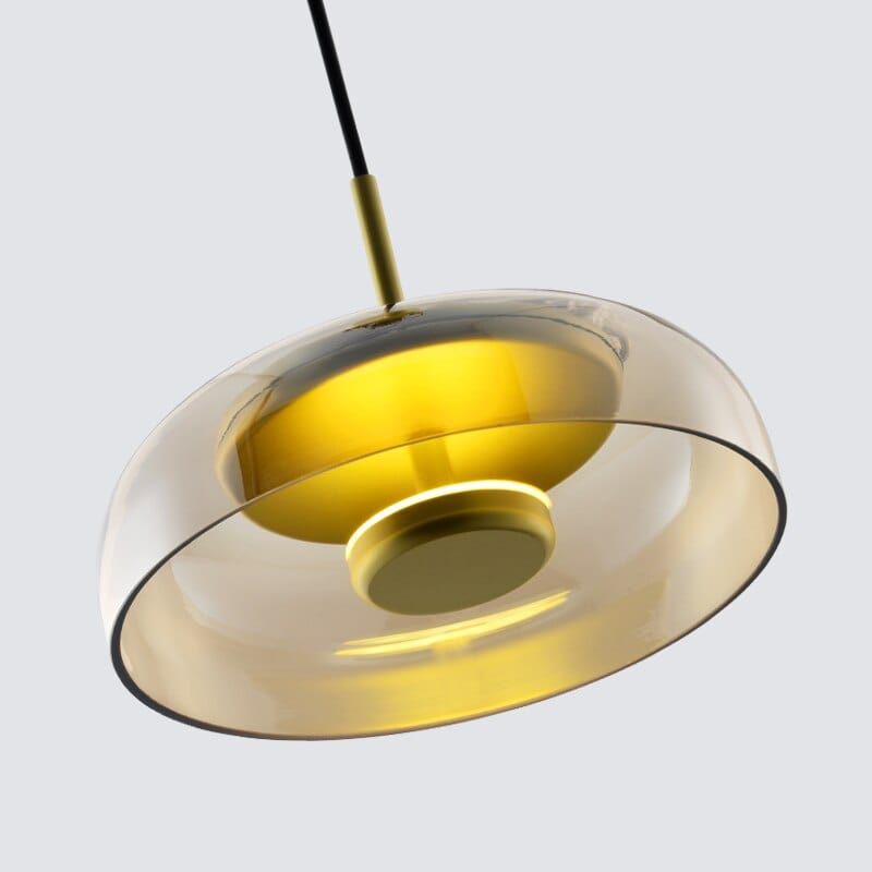 Suspension ronde en verre LED Glass - Design Haut de Gamme | Marco Lucetti