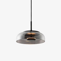 Suspension ronde en verre LED Glass - Design Haut de Gamme | Marco Lucetti Noir