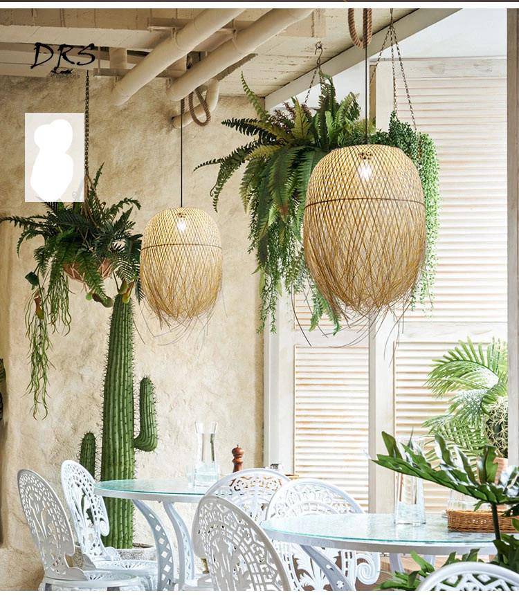 Suspension ronde Japanese en bambou tressé | Marco Lucetti