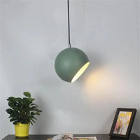 Suspension rotative moderne : l'araignée design pour loft industriel | Marco Lucetti 1 tête verte / Blanc chaud