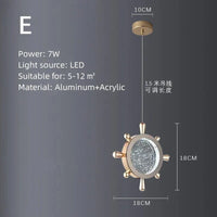 Suspension rotative multi-style Led Lights - Avec des lumières rondes pour votre maison et intérieur. | Marco Lucetti Modèle E / Lumière froide