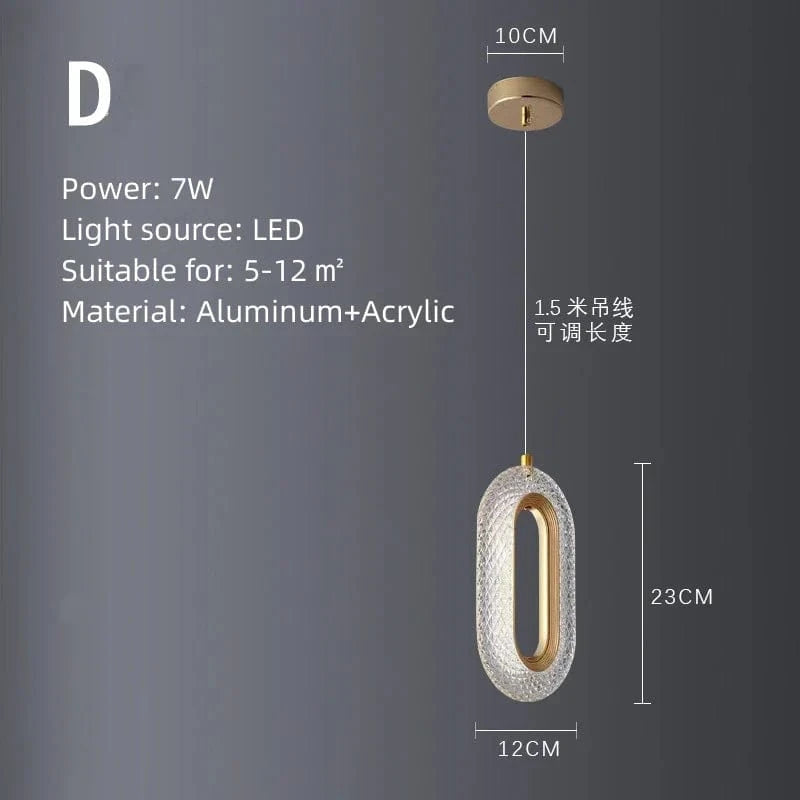 Suspension rotative multi-style Led Lights - Avec des lumières rondes pour votre maison et intérieur. | Marco Lucetti Style D / Lumière froide