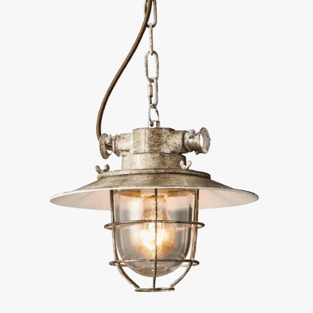 Suspension RustiLED - Fer et Verre industriel | Marco Lucetti