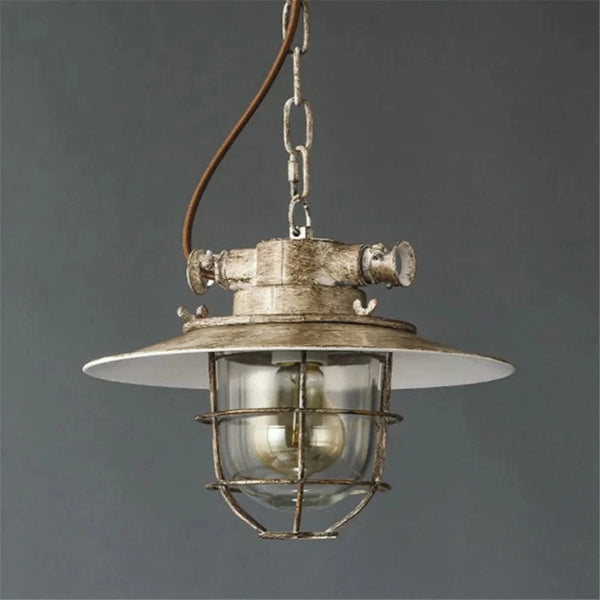 Suspension RustiLED - Fer et Verre industriel | Marco Lucetti