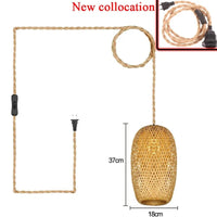 Suspension Rustique en Corde de Chanvre | Marco Lucetti Ensemble F / 2m / PRISE UE