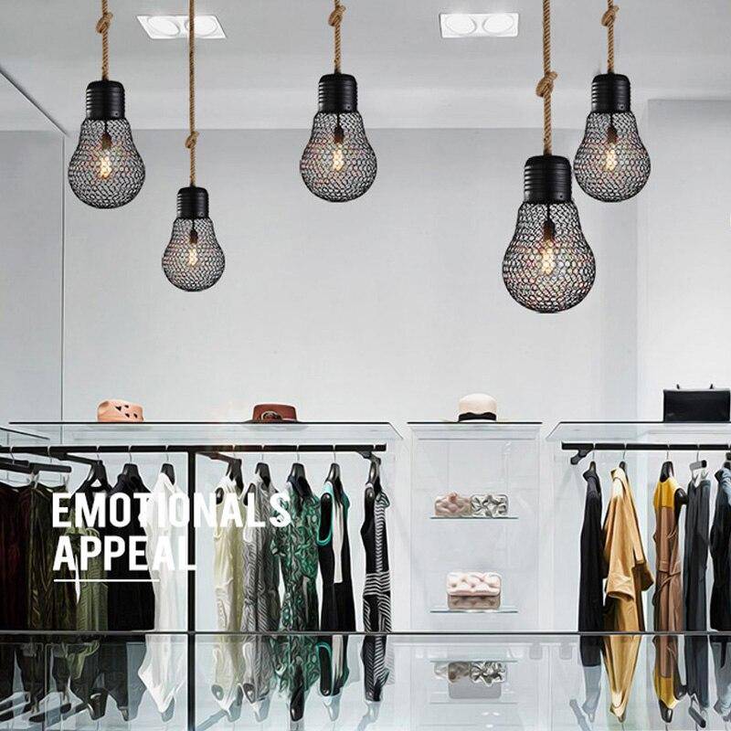 Suspension rustique LED "Ampoule Métallique" | Marco Lucetti