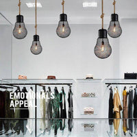 Suspension rustique LED "Ampoule Métallique" | Marco Lucetti