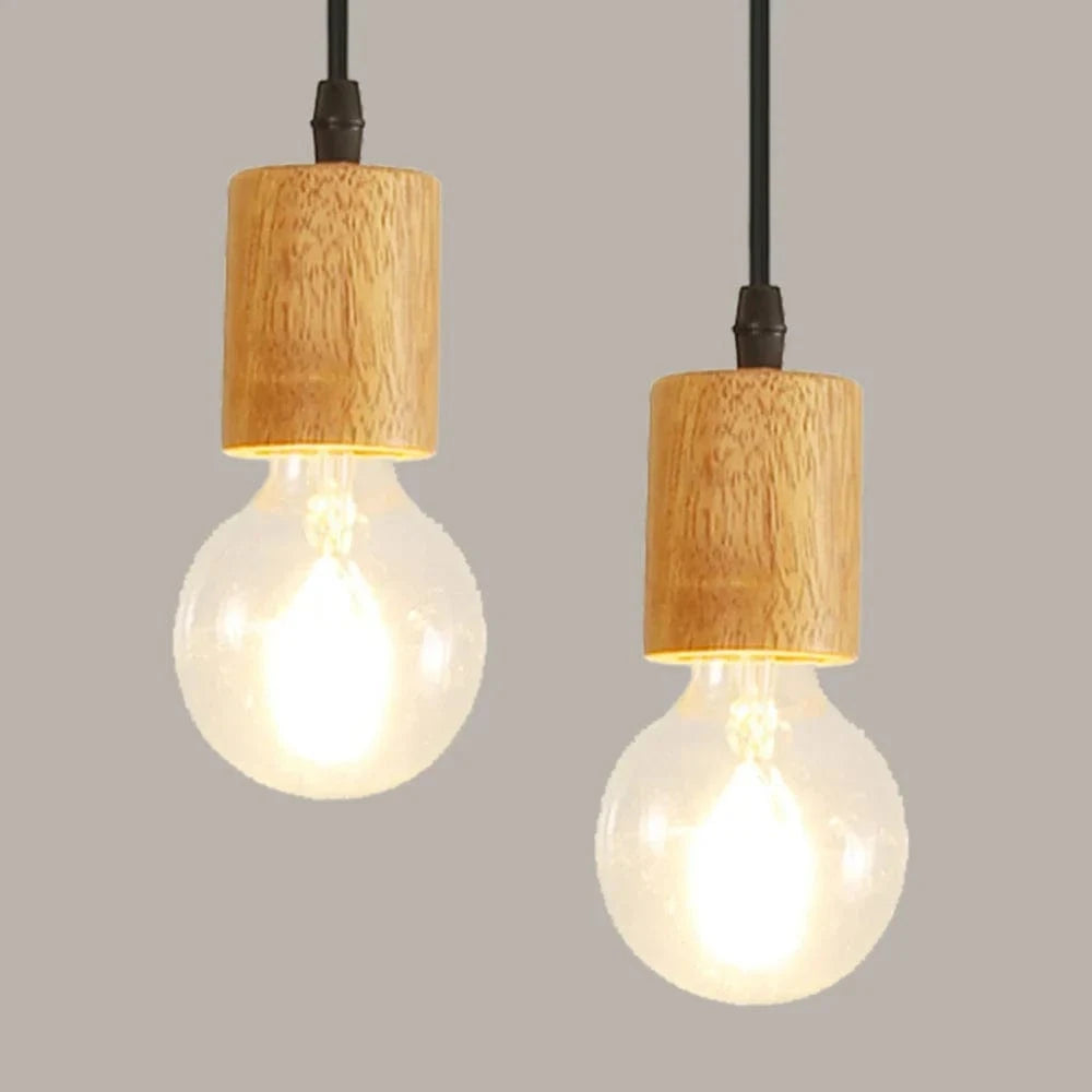 Suspension Rustique Mengjay Vintage en Bois | Marco Lucetti