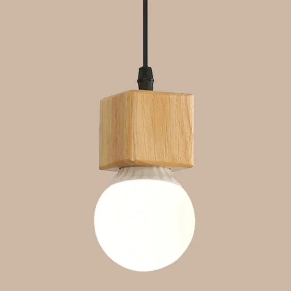 Suspension Rustique Mengjay Vintage en Bois | Marco Lucetti UN