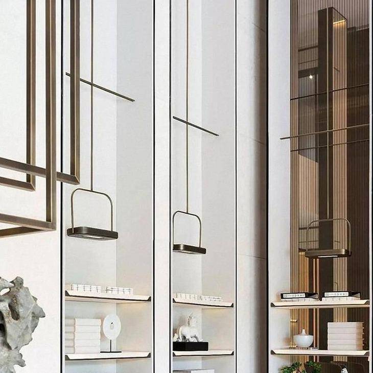 Suspension Saanvi : Modernité lumineuse en carré | Marco Lucetti