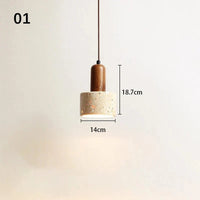 Suspension SANDYHA Rétro LED Créative - Petite Pierre Trou | Marco Lucetti 1 / Lumière froide
