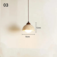 Suspension SANDYHA Rétro LED Créative - Petite Pierre Trou | Marco Lucetti 3 / Lumière froide