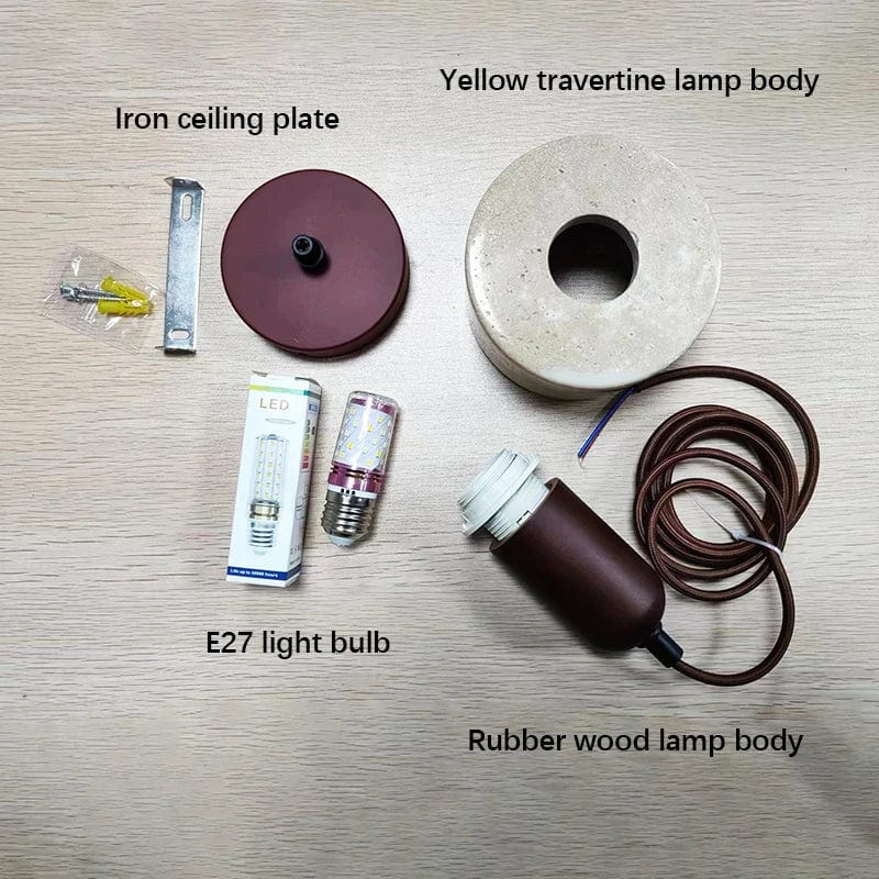 Suspension Sandyha Rétro Trou Pierre Petite Créative LED Décorative | Marco Lucetti