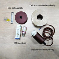 Suspension Sandyha Rétro Trou Pierre Petite Créative LED Décorative | Marco Lucetti