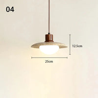 Suspension Sandyha Rétro Trou Pierre Petite Créative LED Décorative | Marco Lucetti 4 / Lumière froide