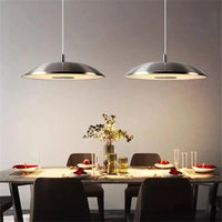 Suspension Scandi Simple Design Ovni Lumière Décoration Maison - Argenté | Marco Lucetti