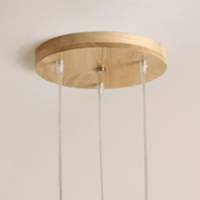 Suspension scandinave Avi en bois et abat-jour conique | Marco Lucetti