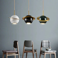 Suspension Scandinave Créatif Planétaire Lune Veilleuse Nordique pour Décoration LED Salle À Manger Table | Marco Lucetti