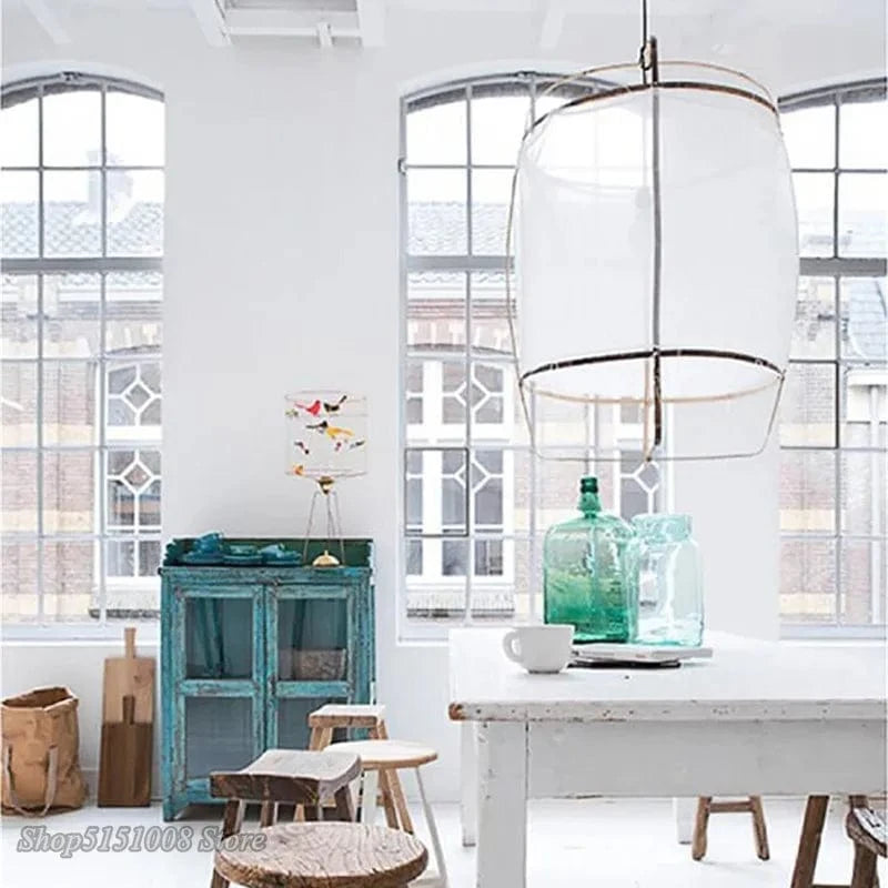 Suspension Scandinave en Bambou Européen | Marco Lucetti Diamètre 62x40cm