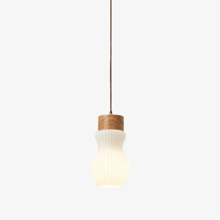 Suspension Adara en bois et aluminium