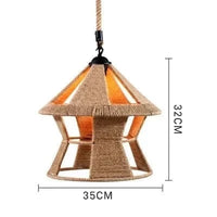 Suspension Scandinave en Corde de Chanvre | Marco Lucetti 33532 / Aucune source de lumière