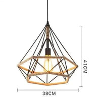 Suspension Scandinave en Corde de Chanvre | Marco Lucetti 3841 / Aucune source de lumière