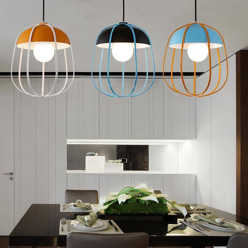 Suspension scandinave LED "Citrouille Colorée" | Marco Lucetti