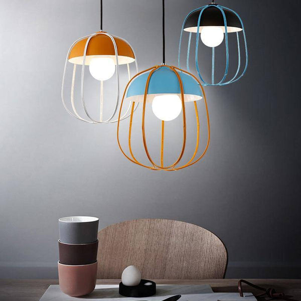 Suspension scandinave LED "Citrouille Colorée" | Marco Lucetti