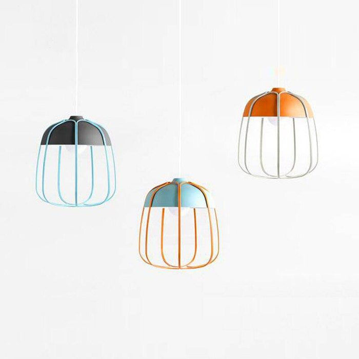 Suspension scandinave LED "Citrouille Colorée" | Marco Lucetti