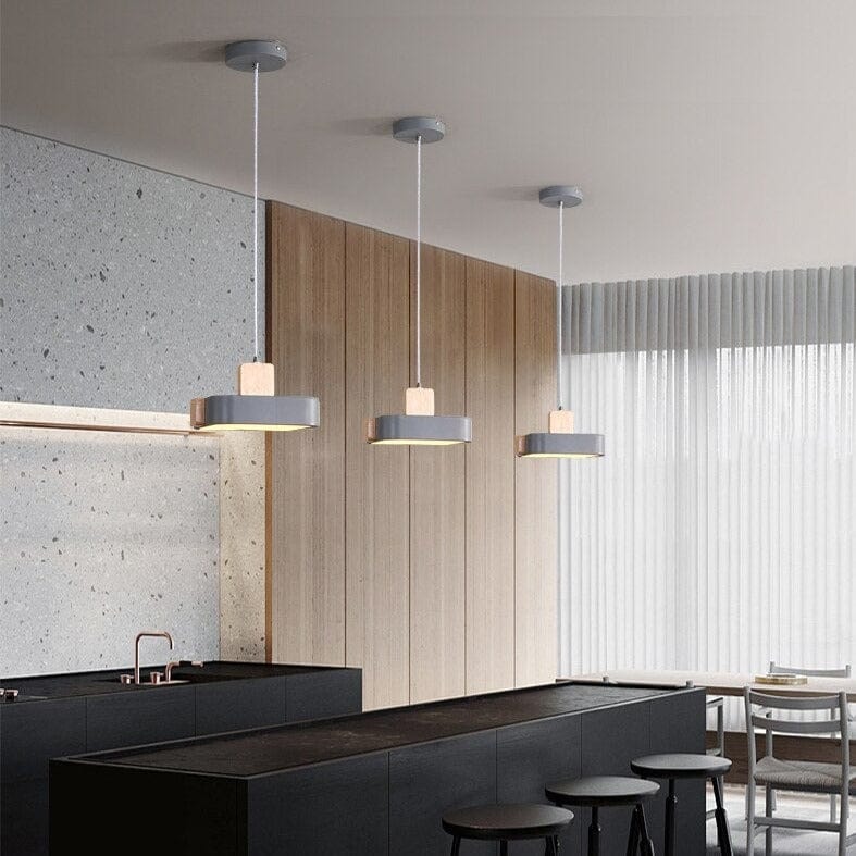 Suspension Scandinave Lumineuse en Bois Ainhara | Marco Lucetti