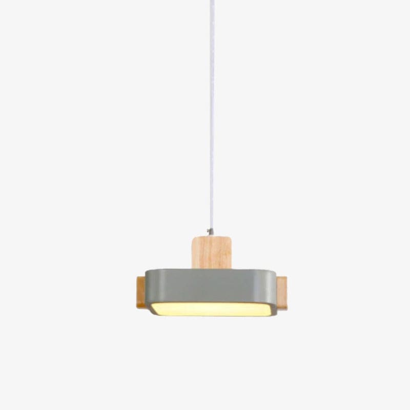 Suspension Scandinave Lumineuse en Bois Ainhara | Marco Lucetti Vert / Chaude