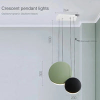 Suspension Scandinave Moderne pour Salon | Marco Lucetti 2 têtes