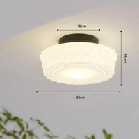 Suspension Shanghai Rétro-Française en Verre | Marco Lucetti Plafonnier