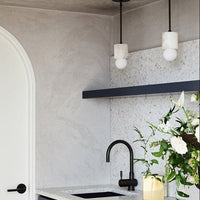 Suspension Shella en marbre minimaliste | Marco Lucetti