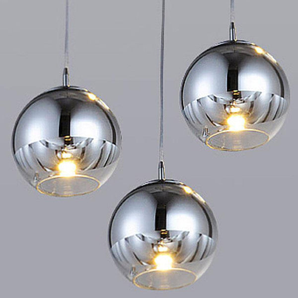 Suspension Sphère Chromée en Verre | Marco Lucetti