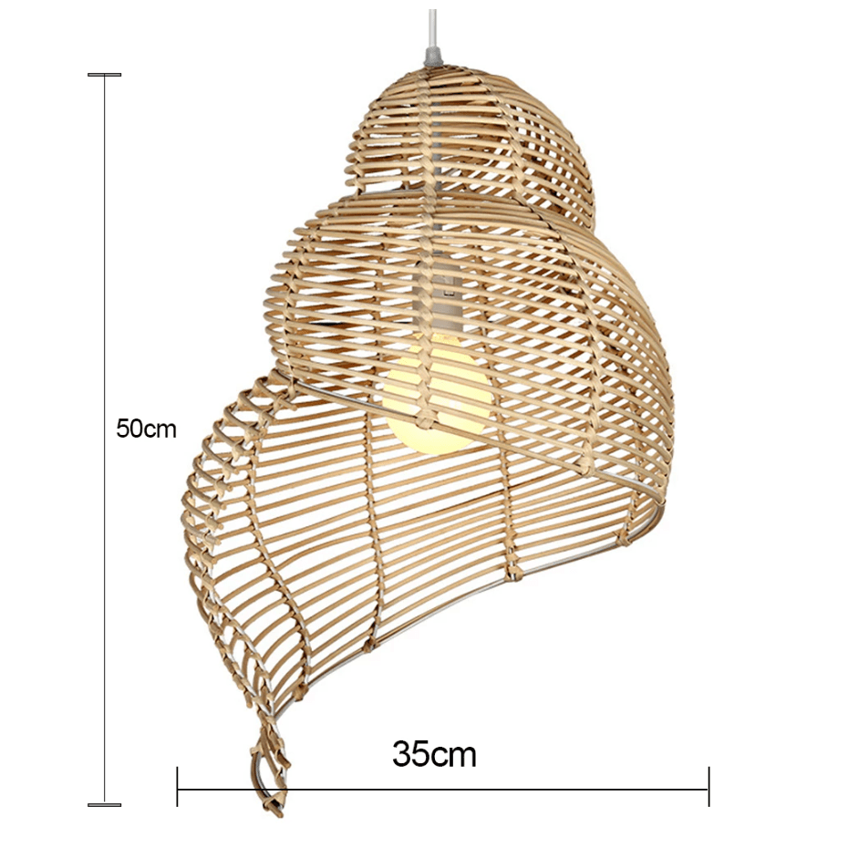 Suspension Spirale Coquillage Bois Pastoral. | Marco Lucetti