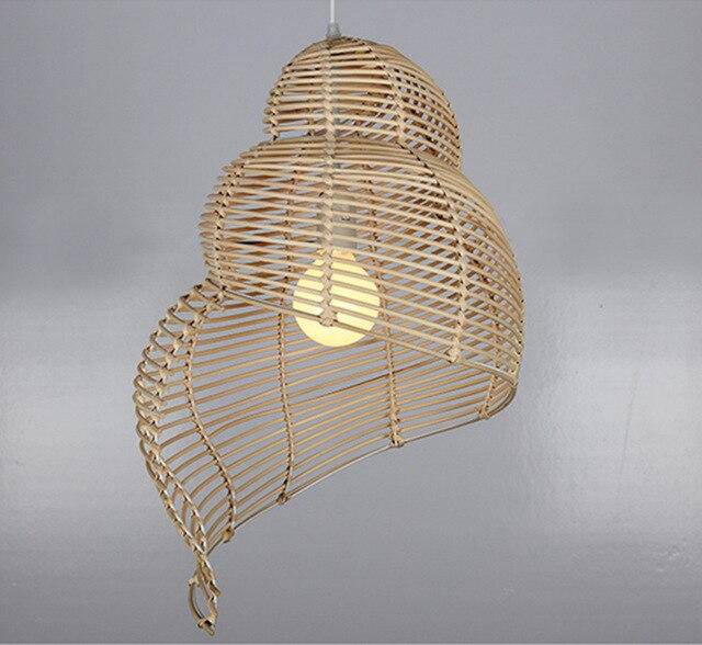 Suspension spirale en bois Asian Zen | Marco Lucetti Marron clair / 25x40cm