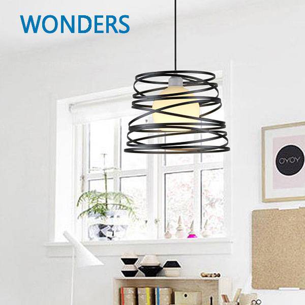 Suspension "Spirales Noires Design" | Marco Lucetti