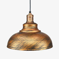 Suspension rétro vintage en bronze