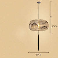 Suspension Style chinois - Éclairage créatif pour hôtel et restaurant | Marco Lucetti P 45X23CM