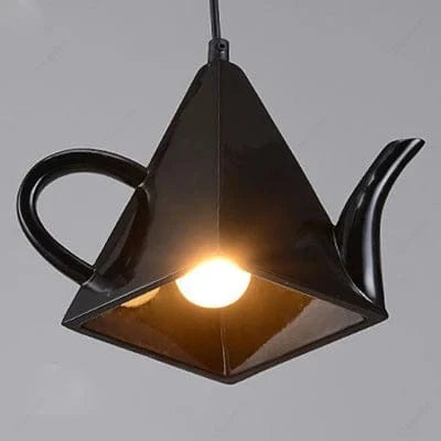 Suspension Tasse et théière Design Artful | Marco Lucetti Théière noire