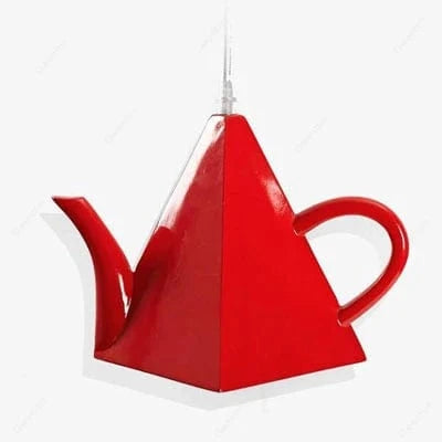 Suspension Tasse et théière Design Artful | Marco Lucetti Théière rouge