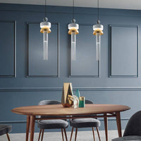 Suspension Tassel en métal arrondi, design coloré | Marco Lucetti