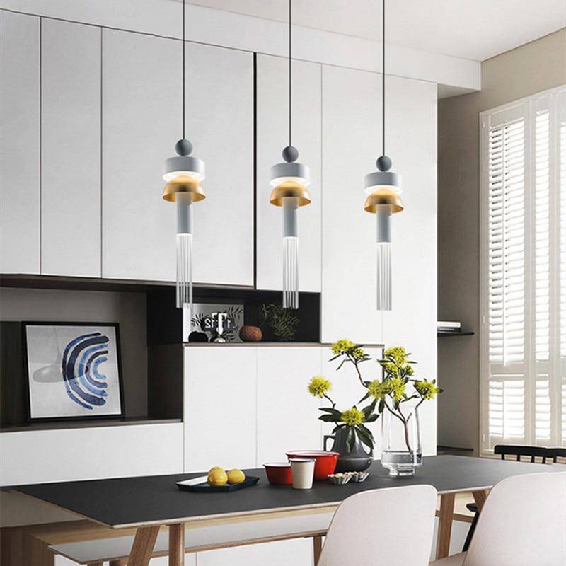 Suspension Tassel en métal arrondi, design coloré | Marco Lucetti