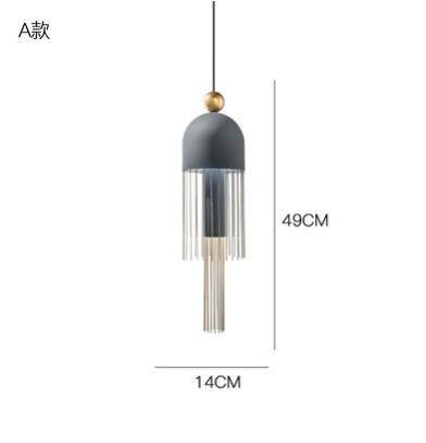 Suspension Tassel en métal arrondi, design coloré | Marco Lucetti A / Froide
