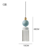 Suspension Tassel en métal arrondi, design coloré | Marco Lucetti C / Froide