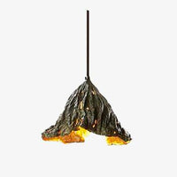 Suspension Tea en écorce de feuille - Design unique | Marco Lucetti A